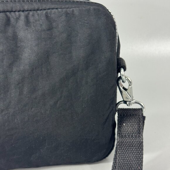 NWOT Kipling Black Nylon Double Zippered-Pockets Toiletory Organizer - Picture 7 of 12